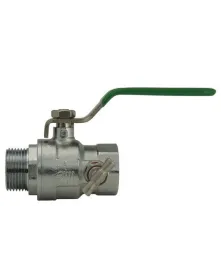 Vanne verte manette Mâle/Femelle à purge Poignée / papillon- Discount Plomberie