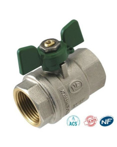 Vanne verte Papillon FF