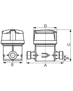 Compteur divisionnaire Aquadis + eau froide - Discount Plomberie