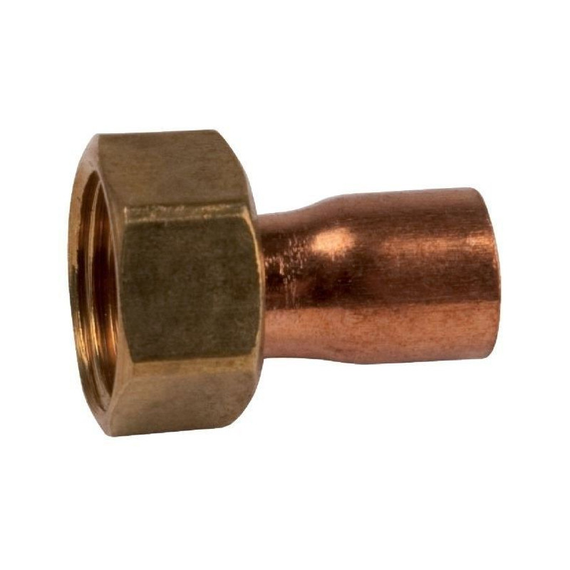 DOUILLE DROITE 2 PIÈCES cuivre à souder