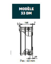 T6 3010 DECO  (H)500 X 720 mm-           1542 W épaisseur 168 mm