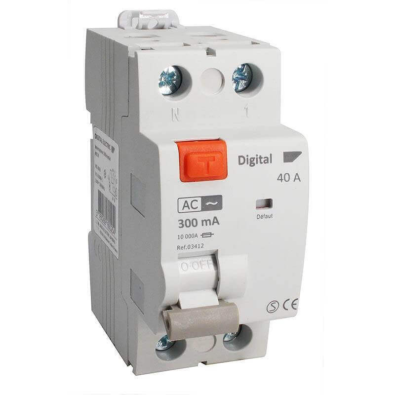 ID 40A Type AC 300mA - Digital Electric