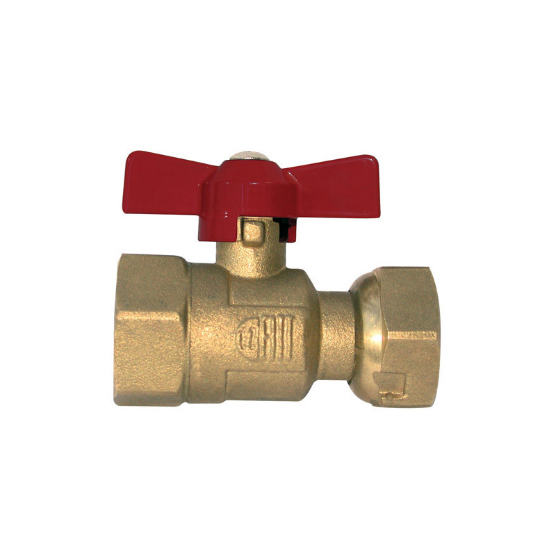 Vannes écrou libre M/F 3/4" Poignée / papillon- Discount Plomberie