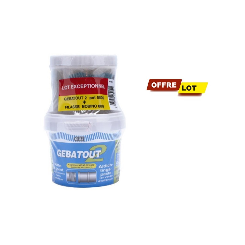 Pâte à joint Gebatout + Filasse