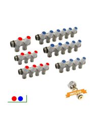 COLLECTEURS VANNESMF 1" - Sortie3/4 pour Tube Multicouche