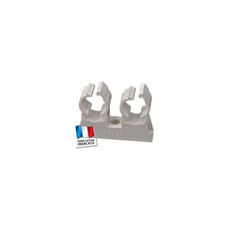 TUB RING DOUBLE Colliers plastique - Fixation des tubes Discount Pl...