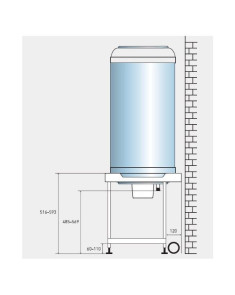 TREPIED UNIVERSEL CHAUFFE-EAU