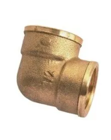 Coude Femelle/Femelle Laiton à visser