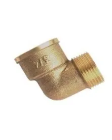 Coude égal Mâle/Femelle raccord Laiton à visser