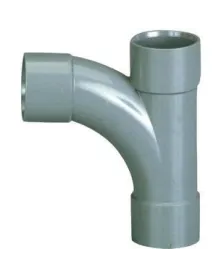 RACCORD PVC EVACUATION TE PIED DE BICHE REDUIT FFF