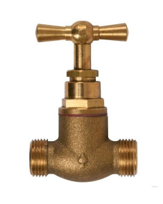 Robinet d'arrêt MM Poignée / papillon- Discount Plomberie