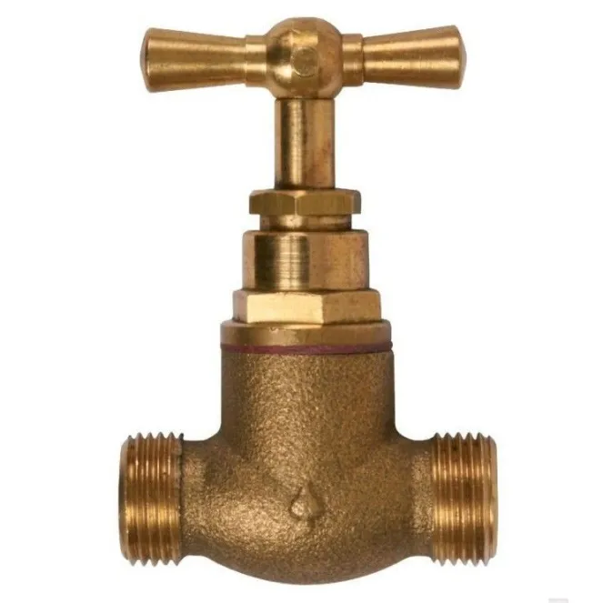 Robinet d'arrêt Mâle/Mâle Poignée / papillon- Discount Plomberie