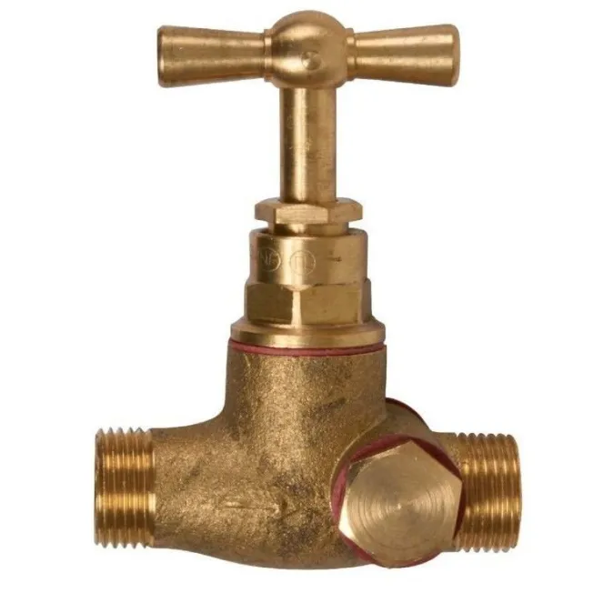 Robinet d'arrêt Mâle/Mâle à purge Poignée / papillon- Discount Plomberie