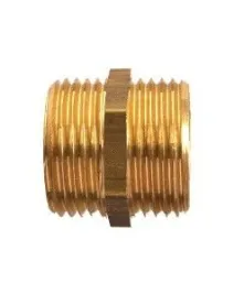 Mamelon Mâle/Mâle raccord Laiton à visser