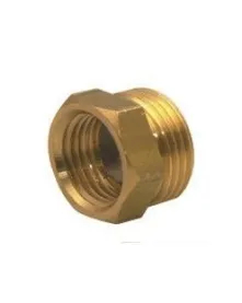 Mamelon Mâle/Femelle réduit Laiton à visser