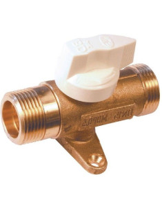 Robinet droit avec patte - ROBINETS ET VANNES GAZ et matériel de pl...