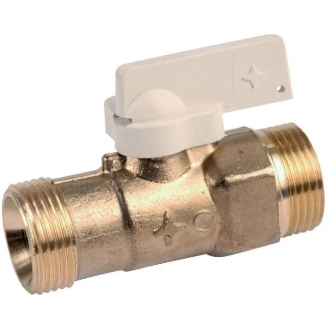 Robinet a tournant sphérique Mâle/Mâle - ROBINETS ET VANNES GAZ et matérie...