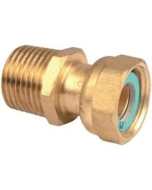 Raccord gaz 1 pièce droit - RACCORDS GAZ A VISSER et matériel de pl...