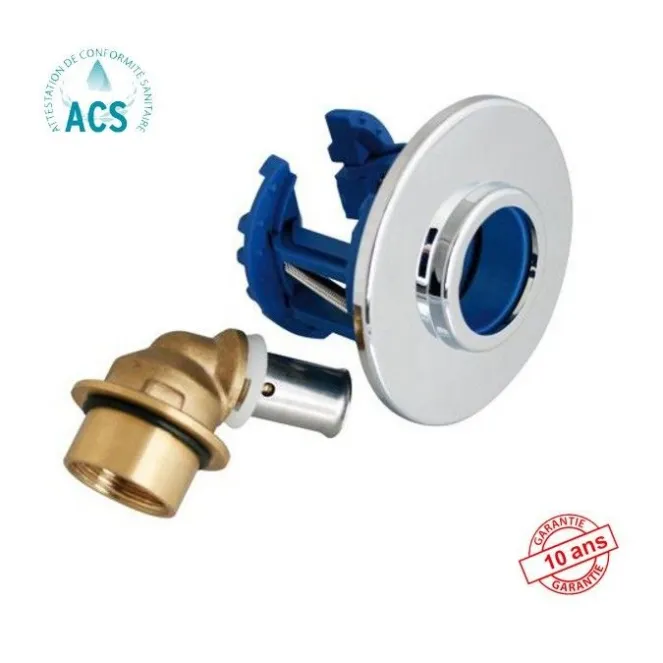 SORTIE DE CLOISON SIMPLE A SERTIR MALE pour tube PER - Discount Plom...