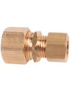 RACCORDS bicone laiton droit femelle pour tube cuivre - Achat/vente de raccords de plomberie - discount plomberie