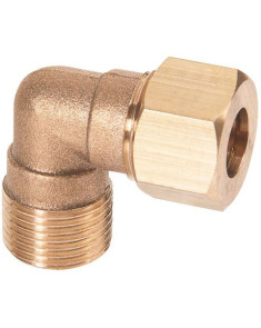 RACCORDS bicone laiton coude mâle pour tube cuivre - Achat/vente de raccords de plomberie - discount plomberie