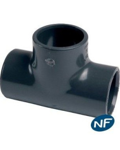 Té 90° FF PVC pression - Discount Plomberie
