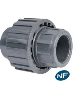 Union 3 pièces FF PVC pression - Discount Plomberie