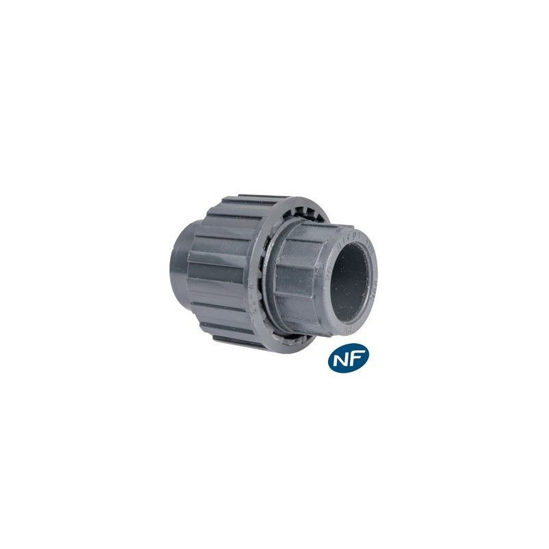 Union 3 pièces FF PVC pression - Discount Plomberie