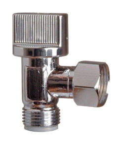 Robinet WC equerre 1/4 tour  - RACCORDEMENT WC