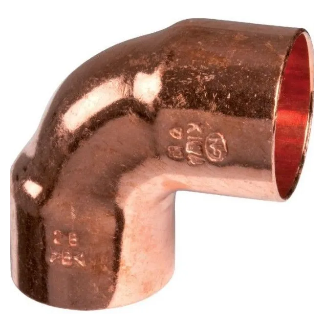 Coude 90° Femelle/Femelle  cuivre à souder - discount plomberie