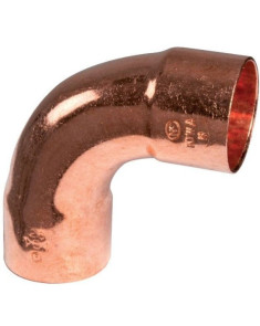 Coude 90° Mâle/Fem  cuivre à souder - discount plomberie