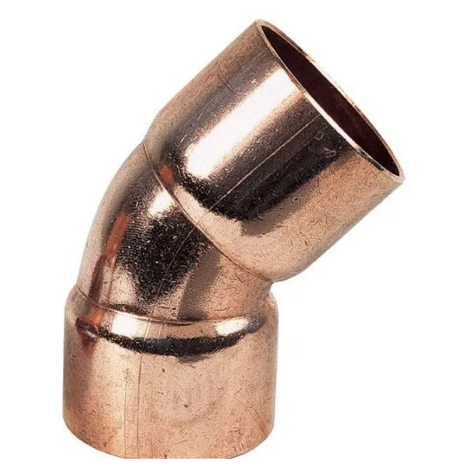 Coude 45° Femelle/Femelle  cuivre à souder - discount plomberie