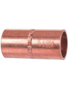 Manchon fem/fem  cuivre à souder - discount plomberie
