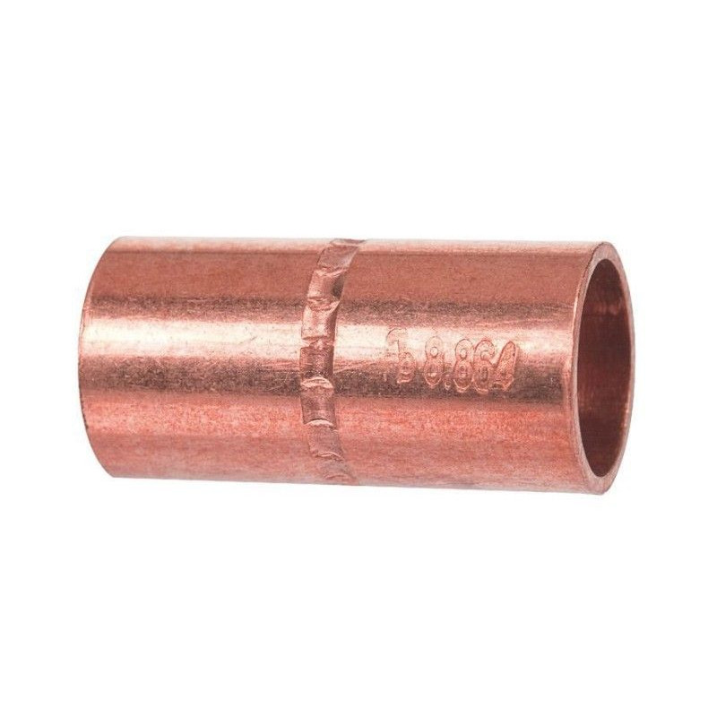 Manchon fem/fem  cuivre à souder - discount plomberie