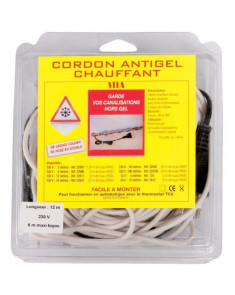 1 m Cordon Chauffant antigel 50 w