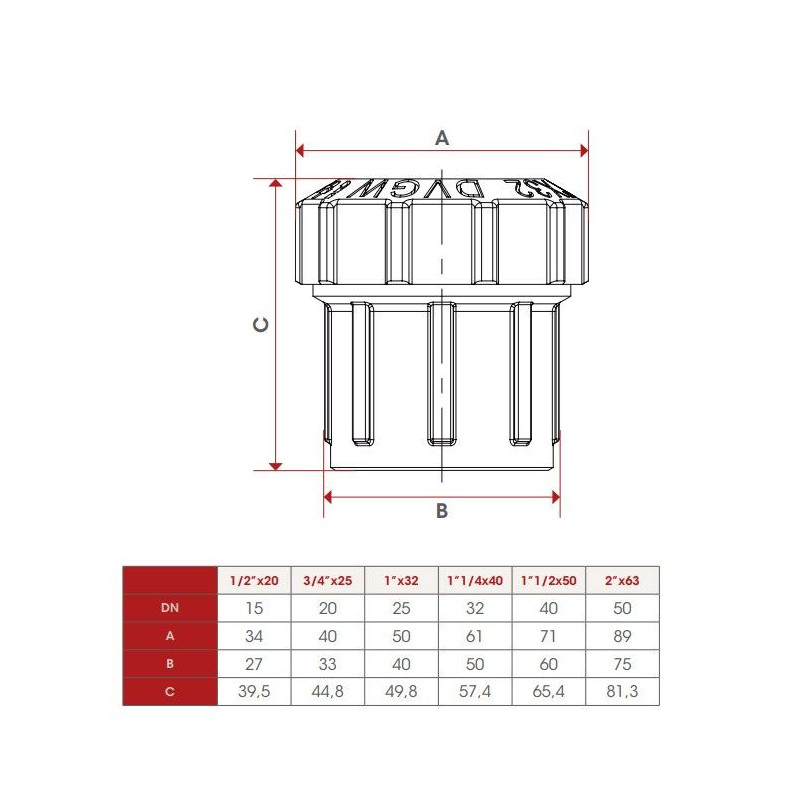 COUDE FEMELLE LAITON pour Tube PE Serrage Extérieur