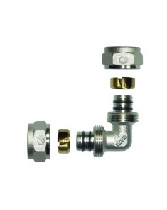 RACCORD COUDE EGAL Ø16 à Ø32 multicouche à compression  - Discount ...