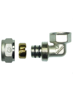 coude femelle compression pour tube multicouche