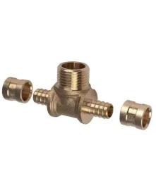 Té sortie mâle PER à glissement