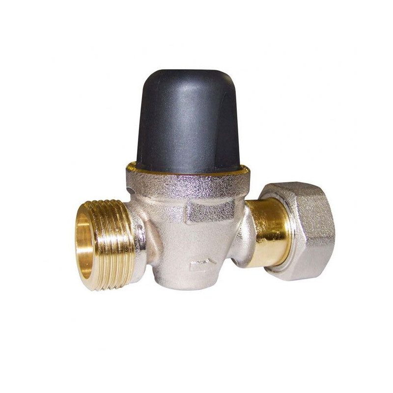 Réducteur de pression compact MF avec prise manomètre - 20 x 27 mm