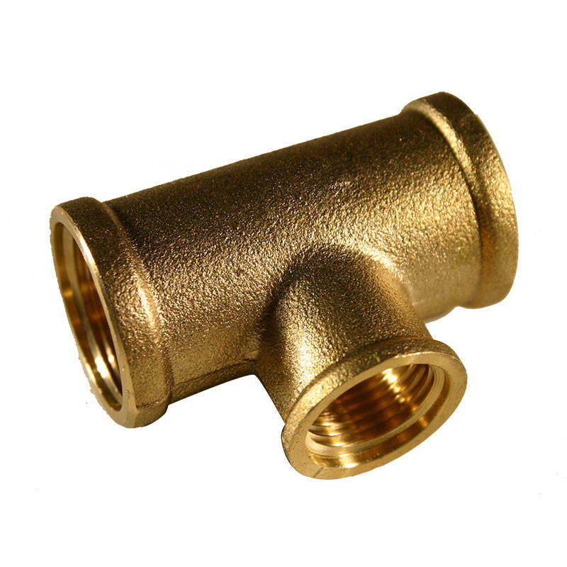 Té réduit laiton à visser