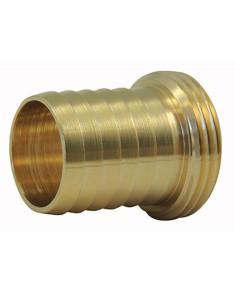 Embout mâle cannelé laiton