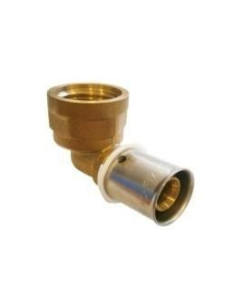 Coude sortie femelle PER à sertir