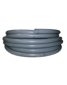 tuyau sanitaire flexible 40mm 1m PVC gris