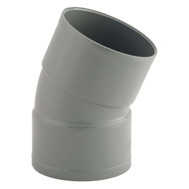 RACCORD PVC EVACUATION COUDE 22°30 FF