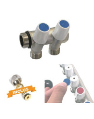 COLLECTEURS VANNES MF 3/4" - Sortie 1/2 pour Tube Multicouche