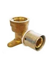 Coude avec applique PER à sertir