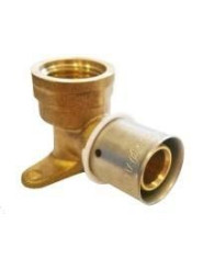 Coude avec applique PER à sertir