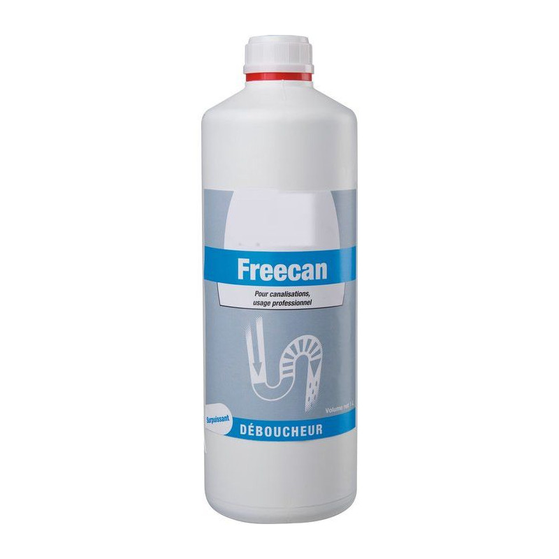 Déboucheur Freecan liquide - UTILISATION PROFESSIONNELLE - OUTILS