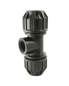 Té femelle plastique PE